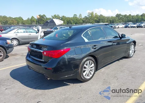 2014 Infiniti Q50 Premium z USA, uszkodzony, nr VIN JN1BV7AR4EM695313
